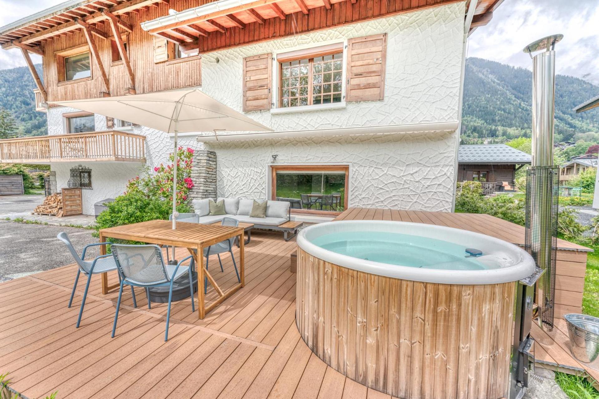 Appartement De Luxe Avec Jacuzzi, Vue Montagne Et Jardin Chamonix